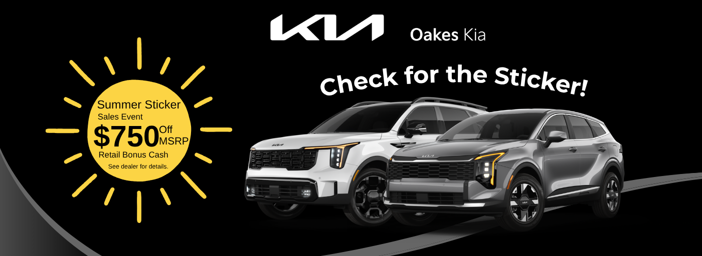 Summer Sticker Sales Event at Oakes Kia!